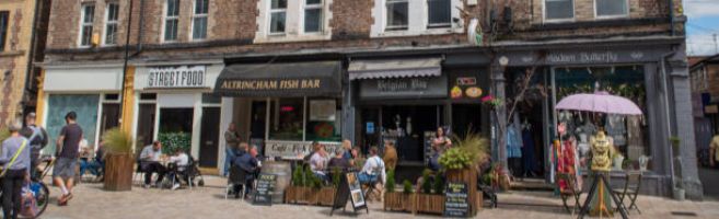 Altrincham town centre Greater Manchester